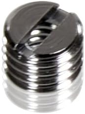 Foto&Tech Metal Tripod Thread Adapter 1/4 inch to 3/8 inch, Easy Mount Screw Adapter for Camera Video Equipment (5