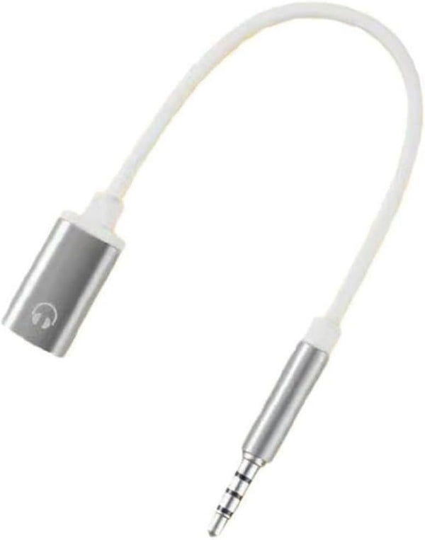 Essivox Silver Audio Adapter Cable, 3.5mm Male to Type C Female Converter Cord