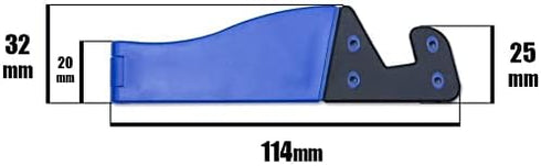 Smart Phone and Tablet Stand - Foldable Vertical and Horizontal Mount for iPhone, iPad, Samsung Galaxy, Blue