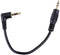 beler 0.4ft 10cm Right Angle 3.5mm Male to Male Aux Audio Cable