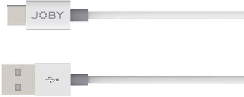 JOBY USB-A to USB-C Charging and Sync Cable, 1.2m Length, White, USB Cable, USB C Cable, Type-C Cable, USB C Port Compatible by Joby
