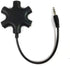 5-Way Multi Headphone Audio Splitter Connector, 3.5mm Stereo Splitter Cable 1 Male to 5 Female Adapter for iPhone,