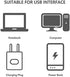 Linwnil USB Plug Lamp, Small Book LED Eye Protection Reading Light, Mobile Power Charging Night Light