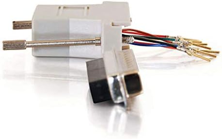 C2G 02934 RJ45 to DB25 Male Modular Adapter, Gray