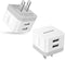 AILKIN 2Pack USB Wall Charger Plug, 2.4A Dual Port Fast Charging Station for iPhone 15 14 13 12 Pro Max