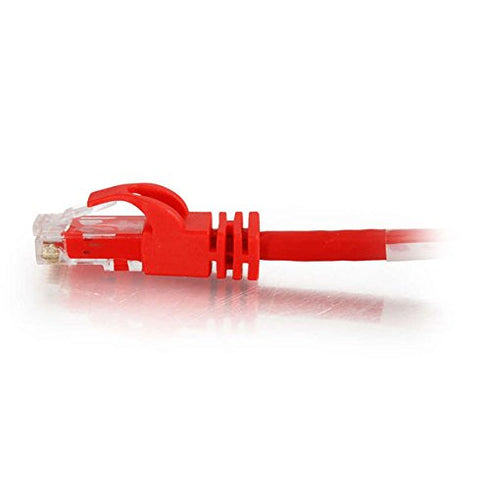 C2G/Cables to Go 31381 Cat6 Snagless Unshielded (UTP) Network Crossover Ethernet Cable, Red, 5 Feet