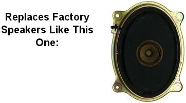 Rear Deck 6.5" Speaker Adapter Spacer Rings - Fits 2001-2005 Lexus IS300 - SAK001_55-1 Pair