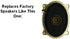 Rear Deck 6.5" Speaker Adapter Spacer Rings - Fits 2001-2005 Lexus IS300 - SAK001_55-1 Pair