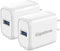 ?18W USB Charger 2-Pack??QC 3.0? Gigastone 18W 3A USB Charger Block Type-A Wall Charger, Qualcomm Certified QC3.0,