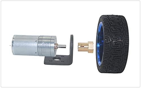 Generic 6V 65mm 12RPM 1360 35 6V) Hobby RC Vehicle Gear Motors Robot Parts DC Geared Motors Wheel Kit To RPM Gearmotors