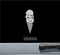 JS Artworks Ice Cream Cone Vinyl Decal Sticker (Silver)