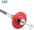 JJC 40cm Red Mechanical Cable Shutter Release, Bulb-Lock Design for Long Exposure, fits Fuji XT1 XT2 XT3 XT4