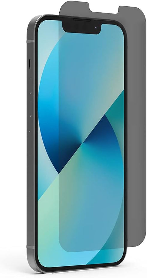 PureGear 2-Way Privacy Tempered Glass Screen Protector for iPhone 13 Mini (2021) 5.4", Self Alignment Installation