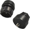 2 Pack 1/4 Screw to 17mm Ball Mount Base, Stand Interface Socket Joint for Tripod, DV Camera, Phone Holder