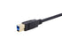3.0 6 Monoprice USB Type-A to Type-B Cable - Male to Male, Feet, Black - Select Series