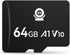 SECUPOE 64GB TF Memory Card Class 10 FAT32 High Speed Reading/Writing for Security