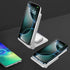2 in 1 Wireless Charger - Foldable 20W Fast Wireless Charging Stand Compatible with iPhone 16/16