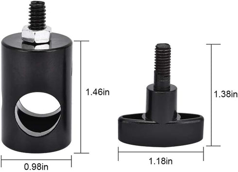 4PCS Light Stand Adapter, Aluminum Rapid Adapter with 1/4" Screw for DSLR Mount Bracket, Photography Accessory