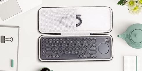 khanka Hard Travel Case for Logitech K600 Wireless Keyboard Replacement