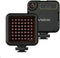 Mini IR Night Vision Light for Video Camera Camcorder with Built-in Rechargeable Battery and 3 Cold Shoe Mount