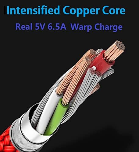 OnePlus 9 Pro/8T 8/5t/6/6t/7/7t Pro Cable USB A to C 65W 3.3 Ft Dash Warp Charge 65 Cable for One Plus 8T Nord N10 N200