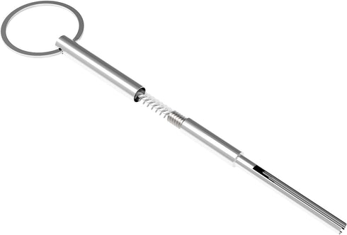 Headphone Plug Extraction Tool with Key Ring and Cleaning Brush, Remove Broken Headphone Plug from Mobile Devices