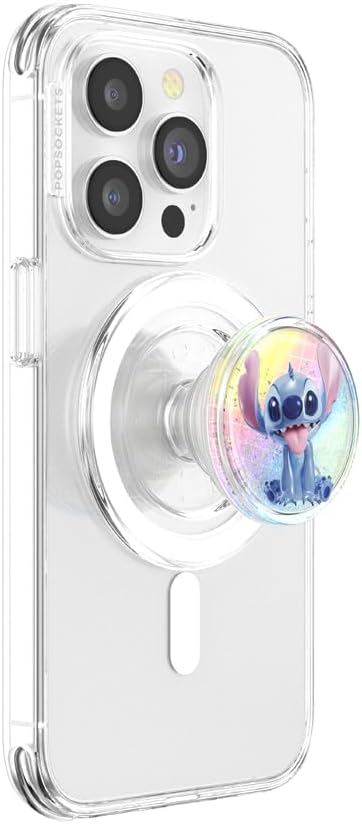 PopSockets Round Phone Grip, Compatible with MagSafe, Adapter Ring Included, Phone Holder, Wireless Charging