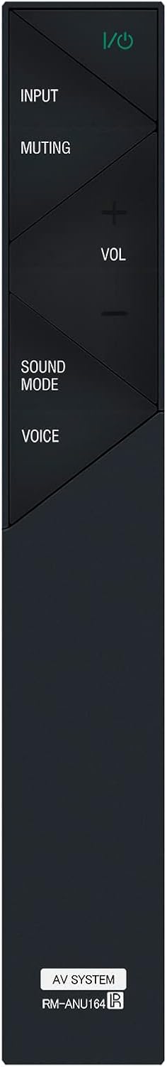 RM-ANU164 Replacement Remote Control for Sony Soundbar System, fit for 1-492-449-12 HT-ST7 HT-ST3 SA-WST7 SS-ST3