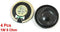 uxcell 4Pcs 1W 8 Ohm 32mm Dia Round Metal Internal Magnet Loudspeaker