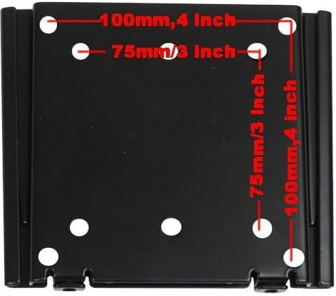 VideoSecu LCD LED Monitor TV Wall Mount for 19" to 31" Flat Panel Screens, Maximum Loading 66lbs, VESA 75/100