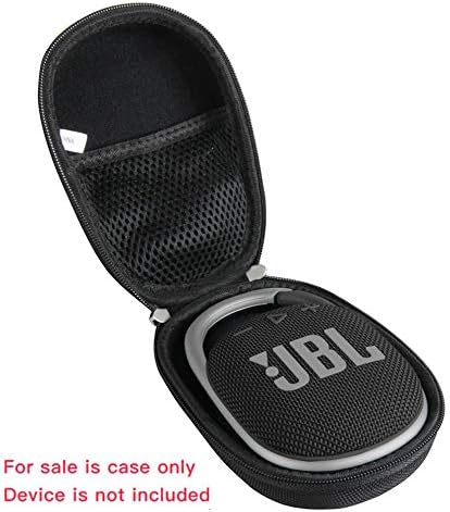 Hermitshell Hard Travel Case for JBL Clip 4/5 Portable Mini Bluetooth Speaker, Black