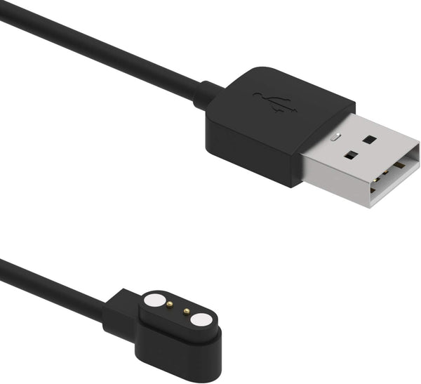 Black USB Charger Cable for Da Fit Smart Watch, Replacement 3.3 Ft Charging Cord for Smartwatch Accessories