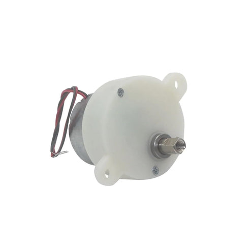 FTMSZLHYL 1PCS JS30 6V 5RPM/100RPM Robot(100RPM) Gear Motor Micro Gear Motor Eccentric Low Speed Plastic Gear Mute Gear