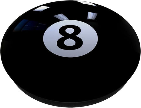 Black 8 Ball Pool Billiard PopSockets Standard PopGrip
