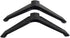 D32H-J09, 2 Pack, 16 inches TV Stand Legs for VIZIO Black, ABS Material, Modern Style, Easy to Assemble, Height