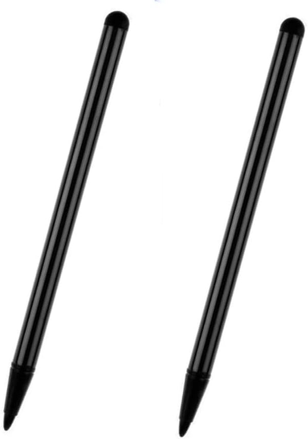 2Pcs Black Stylus Pens for Touch Screens,Stylus Pen Universal Touch Screen Capacitive Touch Screen Devices Capacitive Stylus Compatible for Ipad, Touch Screen Smartphones