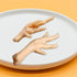 2 5.82X1.88X1.18 Inch Kisangel Realistic Chicken Feet Model Pcs Faux Food Display Props for Photography Kitchen Decor
