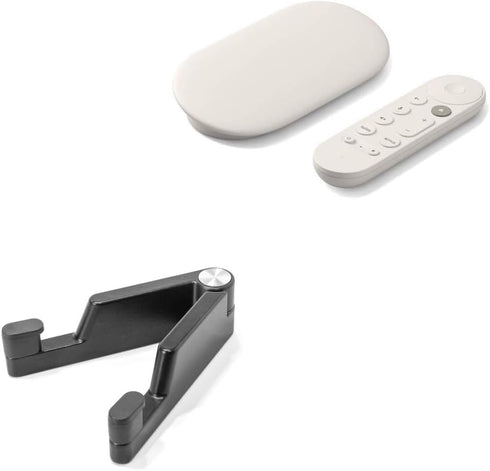 BoxWave Stand and Mount Compatible with Google TV Streamer (4K) - Desktop Aluminum