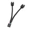 Motherboard USB 9Pin Header Cable, 9pin USB2.0 to Dual 9pin Extension Cable, Black