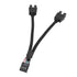 Motherboard USB 9Pin Header Cable, 9pin USB2.0 to Dual 9pin Extension Cable, Black