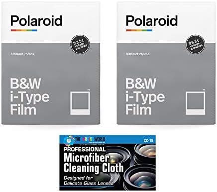 Impossible/Polaroid Black & White Instant Film, 2-Pack for Polaroid Originals I-Type OneStep2 Camera