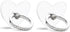 ralhaywi 2pcs Phone Ring Stand Holder with DiamondHeart Shape Transparent Phone Ring Kickstand360