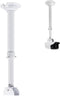 Security Camera Mounting Bracket Extender Pole I-Type, 30-60cm Adjustable Ceiling Mount for CCTV IP Camera