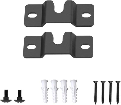 ZYAMY 2PCS Sound Bar Wall Mount Bracket for Soundbar Mounted Under or Above