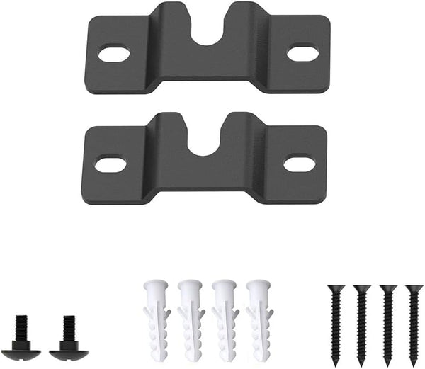 ZYAMY 2PCS Sound Bar Wall Mount Bracket for Soundbar Mounted Under or Above