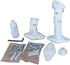 VideoSecu 2 White Universal Satellite Speaker Mounts/Brackets for Walls and Ceilings, 2 Pack