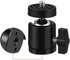 ThtRht 3 Pack 1/4'' 360 Mini Ball Head Screw Swivel Tripod Head Mount Degree Rotating Base Adapter Ballhead for Camera