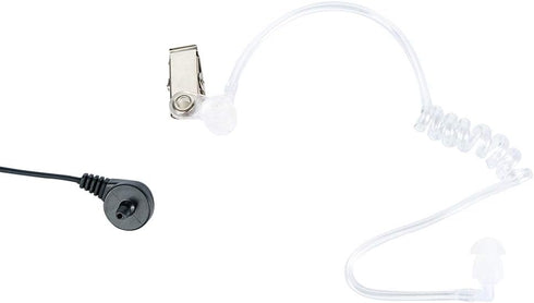 Caroo 1 Pin 2.5mm Earpiece Headset with PTT Mic for Motorola Talkabout MH230R MR350R T200 T200TP T260 Two Way Radio Accessories with Covert Acoustic Tube