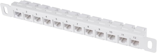GeeekPi 12 Port Patch Panel, 10inch 0.5U CAT6 Network Patch Panel for DeskPi