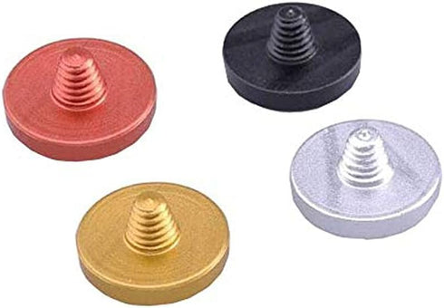 Comimark 4Pcs 10mm Concave Metal Soft Shutter Release Button